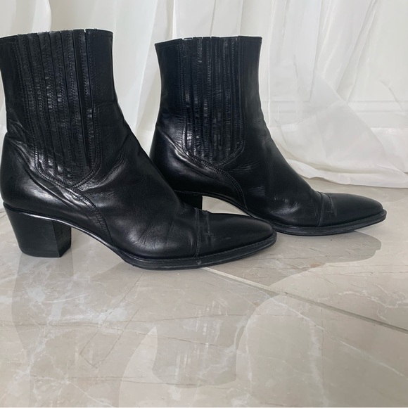 Leather Cowboy Boots - Picture 1 of 5